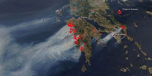 Χάρτες της Google για πυρκαγιές