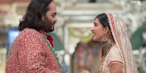 Ο Anant Ambani και η σύζυγός του Radhika Merchant 