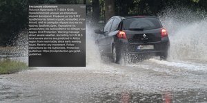 Εστάλη 112 στην Αττική για ισχυρές καταιγίδες από το μεσημέρι 