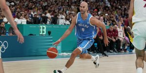 Ο Νικ Καλάθης με την Εθνική στους Ολυμπιακούς Αγώνες 2024