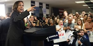 Η αντιπρόεδρος των ΗΠΑ, Κάμαλα Χάρις 