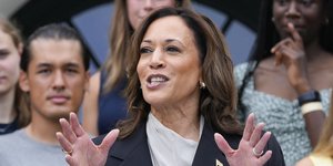 Η αντιπρόεδρος των ΗΠΑ, Κάμαλα Χάρις 