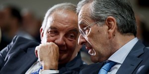 Κώστας Καραμανλής και Αντώνης Σαμαράς