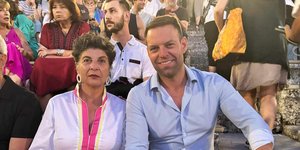 Ο Στέφανος Κασσελάκης στην Επίδαυρο