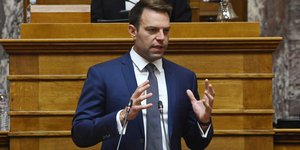 Ο Στέφανος Κασσελάκης στην ΚΟ του ΣΥΡΙΖΑ