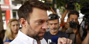 Ο πρόεδρος του ΣΥΡΙΖΑ, Στέφανος Κασσελάκης