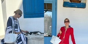 Η σταρ του Gossip Girl κάνει διακοπές στη Μήλο