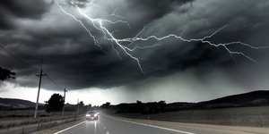 Κεραυνός αυτοκίνητο