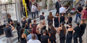 Από την κηδεία της 36χρονης Αρετής στην Αμφιλοχία