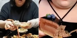 H 24χρονη Pan Xiaoting κατέρρευσε μετά την κατανάλωση τεράστιας ποσότητας φαγητού