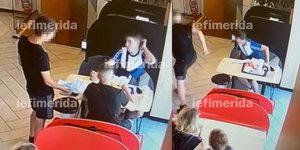 Καρέ από το βίντεο ντοκουμέντο με την δράση του 16χρονου δράστη