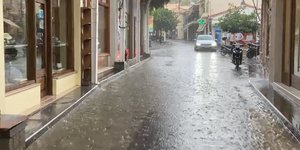 Μπουρίνι στη Λήμνο