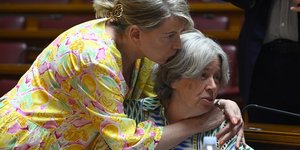 Ελενα Ακρίτα και Αθηνά Λινού