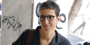 Η Μάγια Σεβέρ στα γραφεία της Αυγής