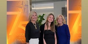 Μαρέβα και Δάφνη Μητσοτάκη με την Τζιλ Μπάιντεν