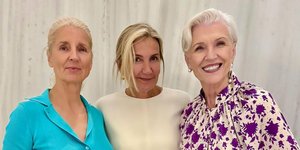 Η συνάντηση της μητέρας του Έλον Μασκ, Μάγια με την Μαρέβα Γκραμπόφσκι