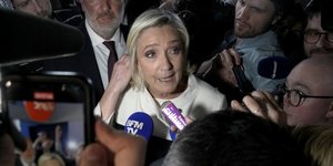 Η επικεφαλής της γαλλικής ακροδεξιάς, Μαρίν Λεπέν