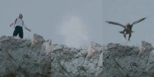 Σασμός: Ο Μαθιός μετατράπηκε σε... αετό και το twitter ξεσαλώνει -«Πιο κρινζ πλάνο δεν έχει υπάρξει»