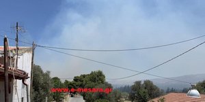 Από τη φωτιά στην Μεσαρά Ηρακλείου