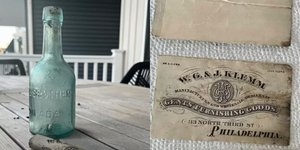 Ένα μπουκάλι με μήνυμα ίσως από το 1876 βρήκε μια γυναίκα στην παραλία