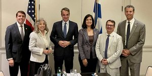 Από τη συνάντηση του Κυριάκου Μητσοτάκη