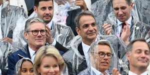 Ο Κυριάκος Μητσοτάκης στην τελετή έναρξης των Ολυμπιακών Αγώνων στο Παρίσι 