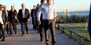  PM Mitsotakis attends signing of Athens Riviera Urban Walk construction contract 
