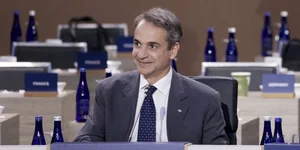 Ο Κυριάκος Μητσοτάκης στη Σύνοδο Κορυφής του ΝΑΤΟ 