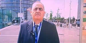 O Φρέντης Μπελέρης στις Βρυξέλλες