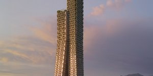 Οι αρχιτέκτονες αποκάλυψαν τα σχέδια για τον πύργο Bond Tower 50 ορόφων στη δυτική πλευρά της πρωτεύουσας της Αλβανίας, Τίρανα 