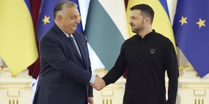 Βίκτορ Όρμπαν και Βολοντίμιρ Ζελένσκι