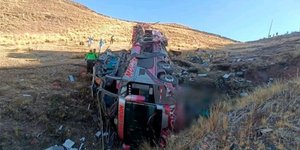 Λεωφορείο σε γκρεμό στο Περού