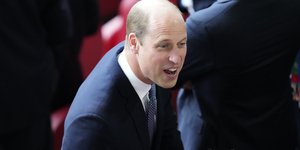 Ο πρίγκιπας Γουίλιαμ στο γήπεδο