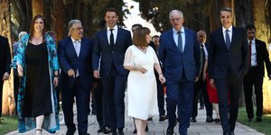 Η Πρόεδρος της Δημοκρατίας, ο Πρωθυπουργός, ο πρόεδρος της Βουλής και οι πολιτικοί αρχηγοί -