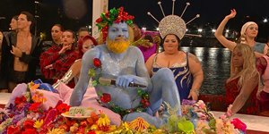 Σκηνή από την τελετή των Ολυμπιακών Αγώνων Παρίσι 2024