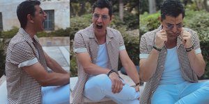 Ο Σάκης Ρουβάς έκανε ασκήσεις φωνητικής σε δημόσιο χώρο και έγινε viral 