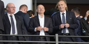 Ο Όλαφ Σολτς σε αγώνα του EURO 2024