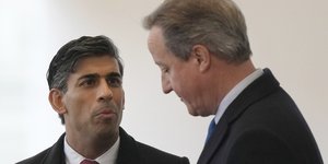 Ρίσι Σούνακ και Ντέιβιντ Κάμερον