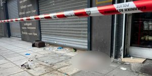 Το σημείο όπου δολοφονήθηκε ο 28χρονος στην Θεσσαλονίκη