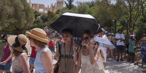 Τουρίστες στην Αθήνα