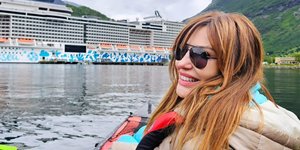 Οι εναλλακτικές διακοπές της Βίκυς Χατζηβασιλείου σε πόλη του εξωτερικού -«Άλλοι με μαγιό, άλλοι με παλτό»