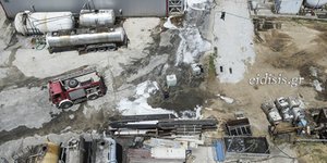 Πυροσβεστικό όχημα σε βιομηχανία στο Κιλκίς