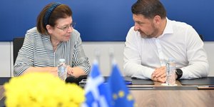 Λίνα Μενδώνη και Νίκος Χαρδαλιάς