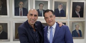 Γιάννης Μπρατάκος και Άδωνις Γεωργιάδης