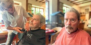 Οι τελευταίες φωτογραφίες του ηθοποιού Αλέν Ντελόν έναν μήνα πριν τον θάνατό του