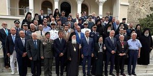 Στις Καρυές ο νέος διοικητής του Αγίου Όρους Αλκιβιάδης Στεφανής
