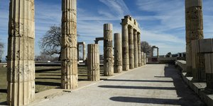 Το αναστηλωμένο ανάκτορο του Φιλίππου Β’ στις Αιγές