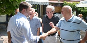 Ο Νίκος Ανδρουλάκης σε περιοδεία στην Καστοριά 