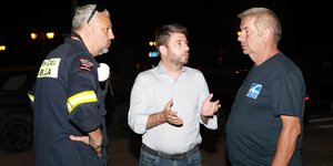 Νίκος Ανδρουλάκης στο κινητό επιχειρησιακό κέντρο «Όλυμπος»