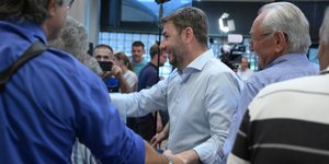 Ο Νίκος Ανδρουλάκης στα Γρεβενά